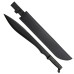 23" Black full tang stainless steel machete